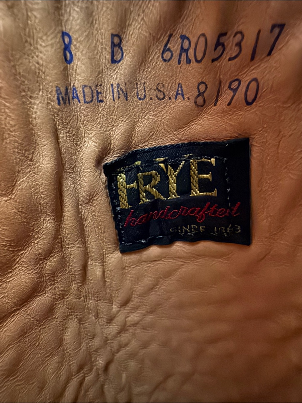 FRYE πΊπΈVTG 1960-1970βs Campus Tall Boots Black Label - Picture 13 of 16